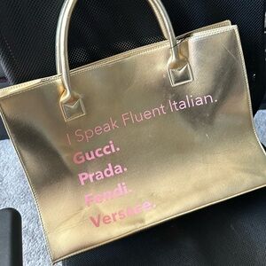 Leather tote from Los Angeles trading co.